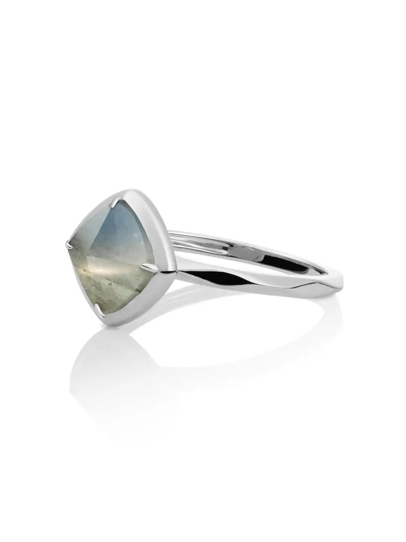 Edge Ring Labradorite Zilver