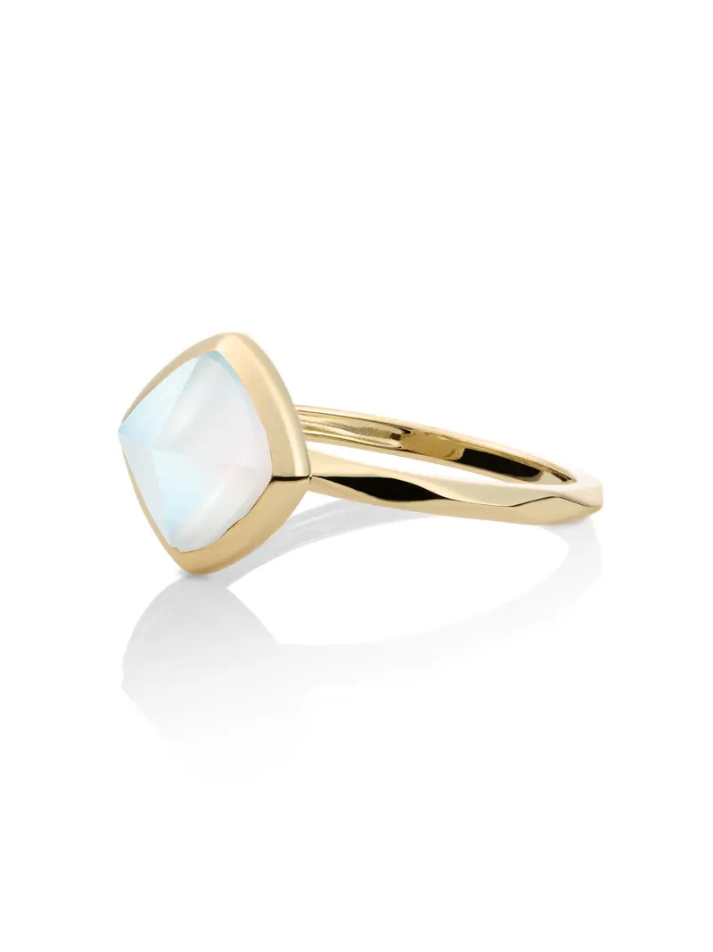 Edge Ring Opalite 9K Goud