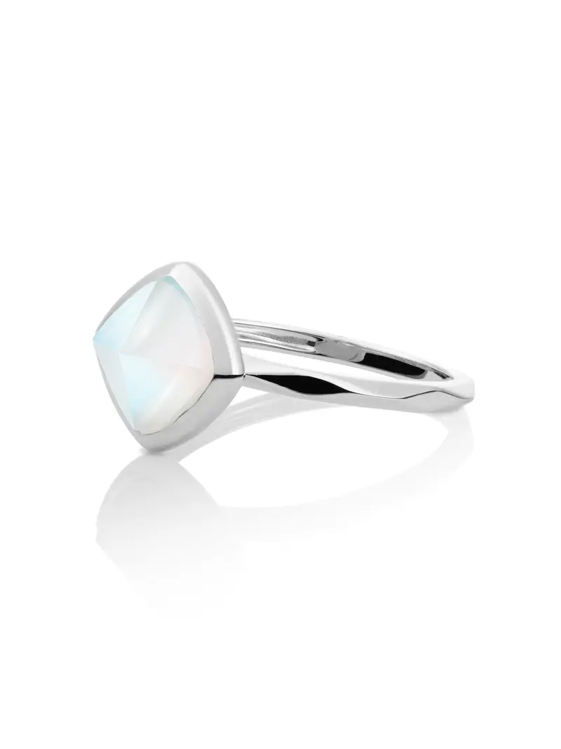 Edge Ring Opalite Zilver