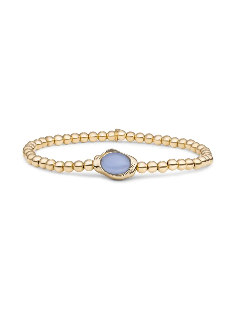 Flow Armband Milky Blue Jade