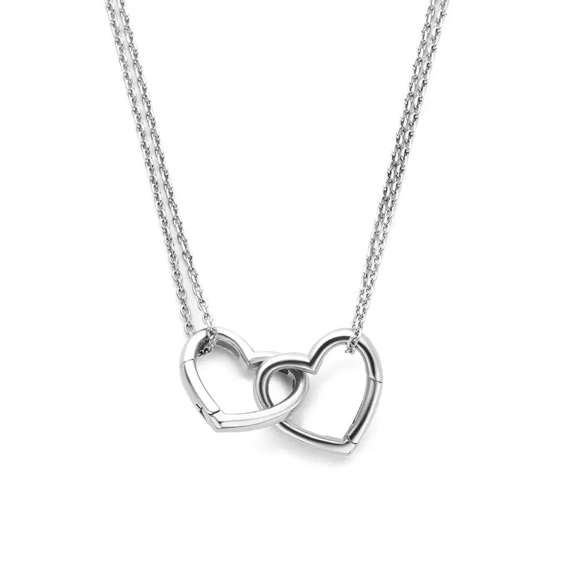 Forever connected collier 40 + 5 cm zilver