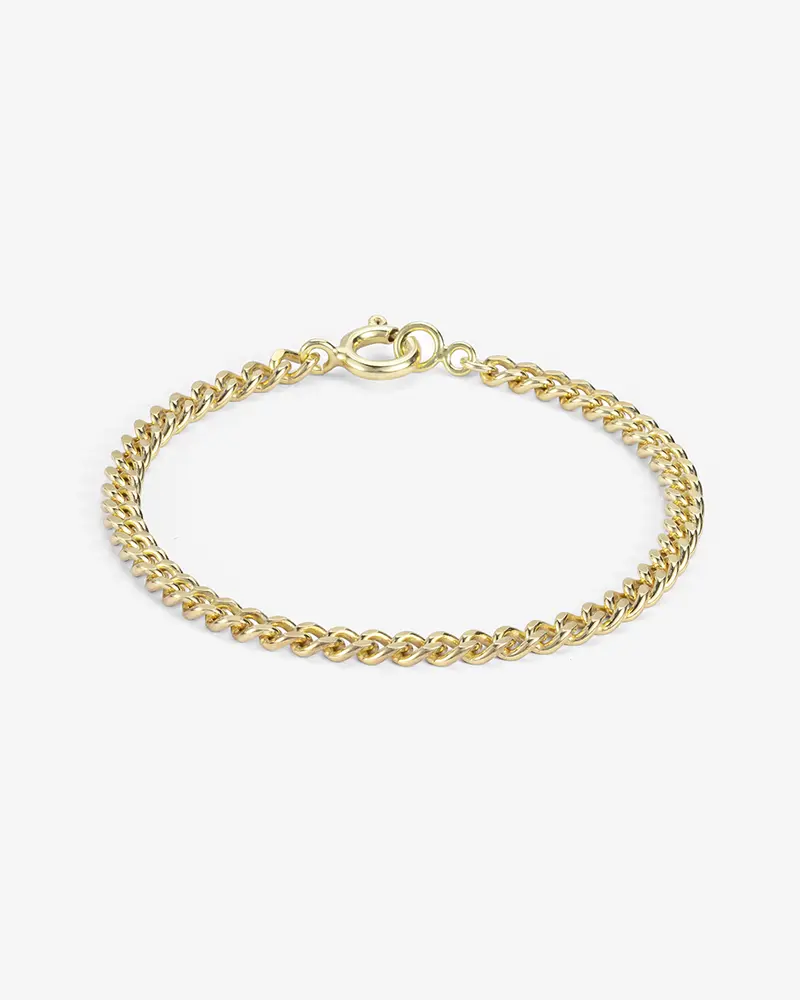 Friends forever 3.8 mm | Gold Plated Silver