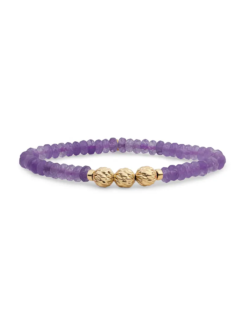 Fuse Beads Armband Amethyst