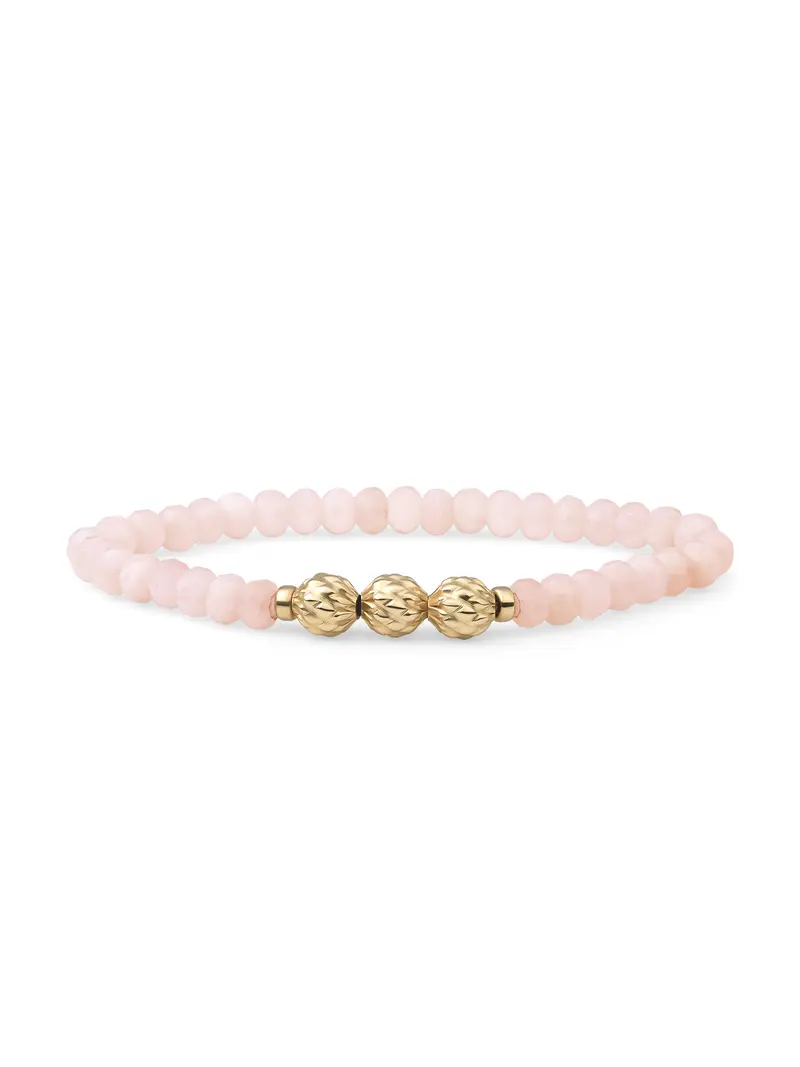 Fuse Beads Armband Rose Quartz