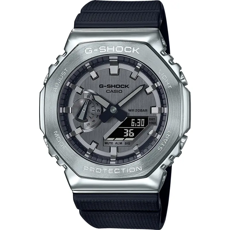 G-Shock G-Metal GM-2100-1AER Metal Covered Horloge