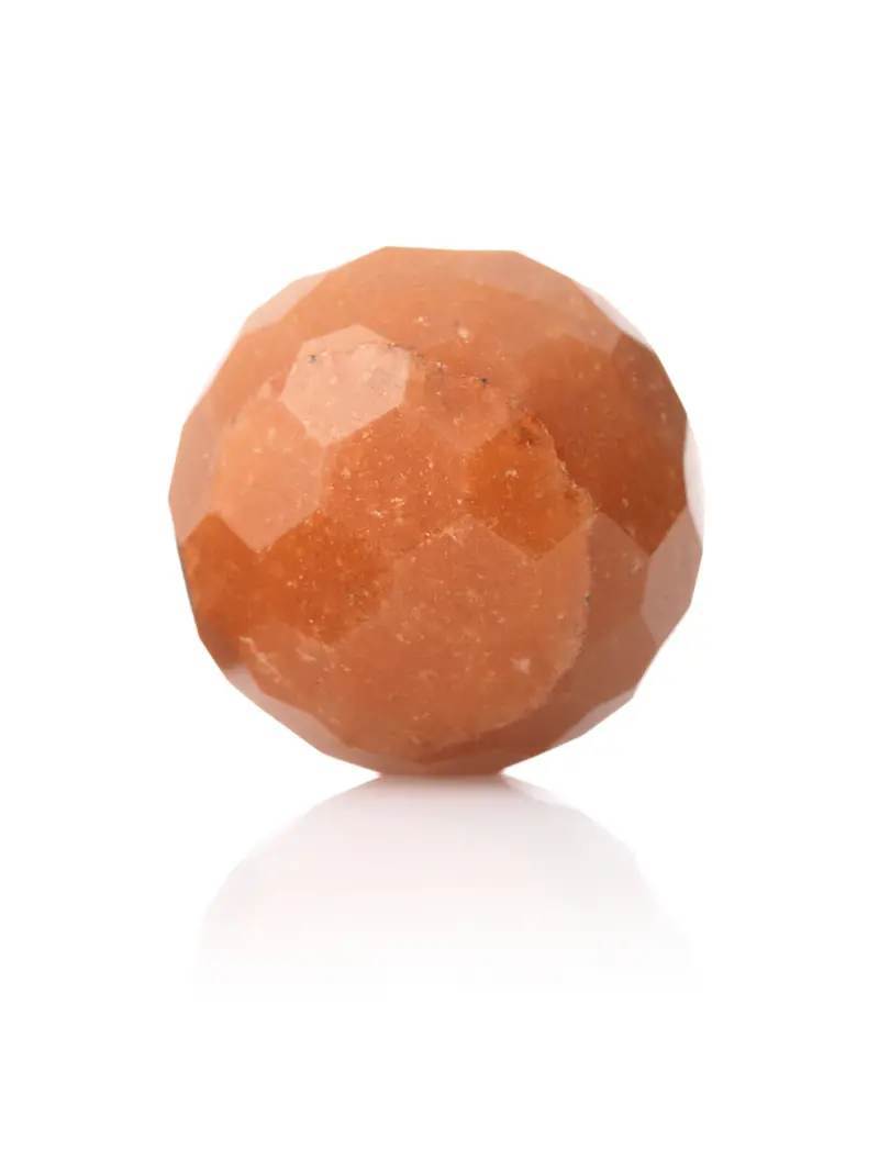 Gemstone - Red Aventurine - Facet 20mm