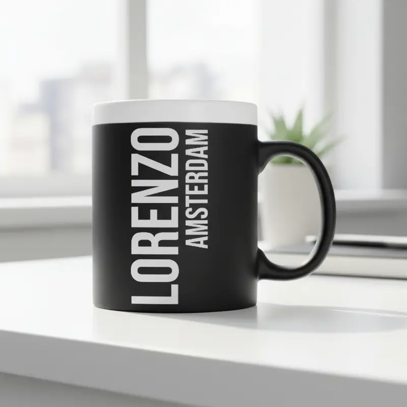 Gepersonaliseerde mok met tekst 7