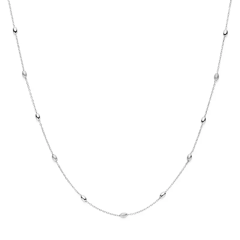 Gerhodineerd 925 zilveren collier