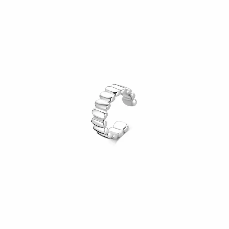 Gerhodineerd 925 zilveren earcuff