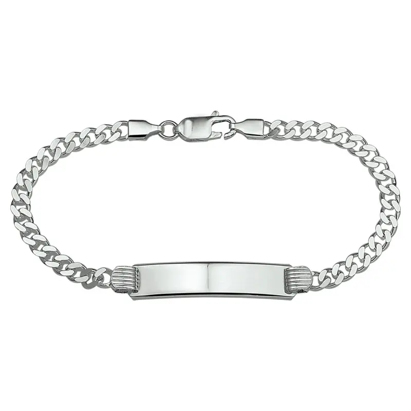 Gerhodineerd Zilveren Armband 8 x 39 mm – 1329839