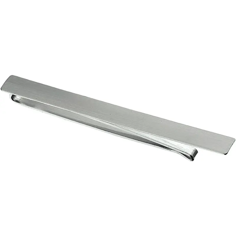 Gerhodineerd Zilveren Dasspeld voor Heren 6,5 x 65 mm – 1320031
