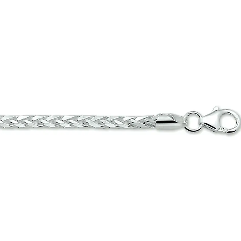 Gerhodineerd Zilveren Ketting 3 mm – 1329732