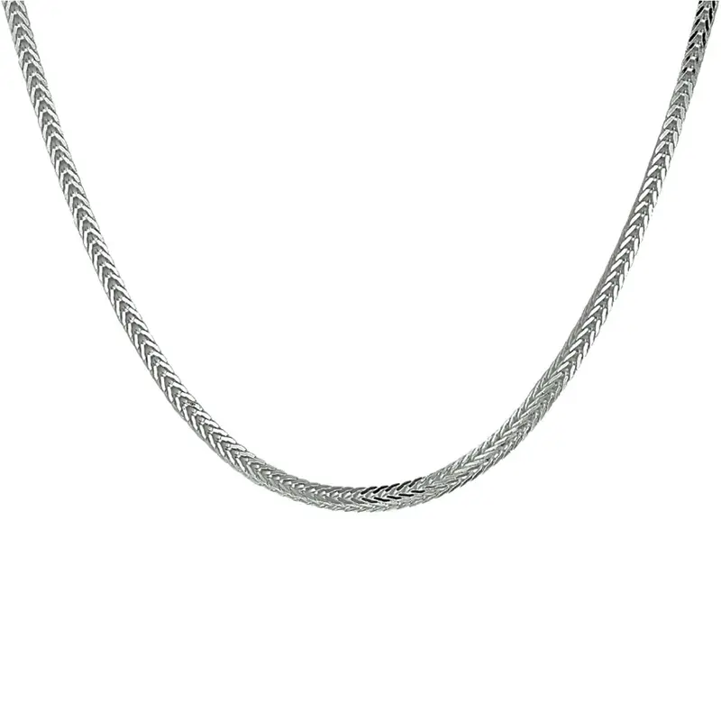 Gerhodineerd Zilveren Ketting voor Heren