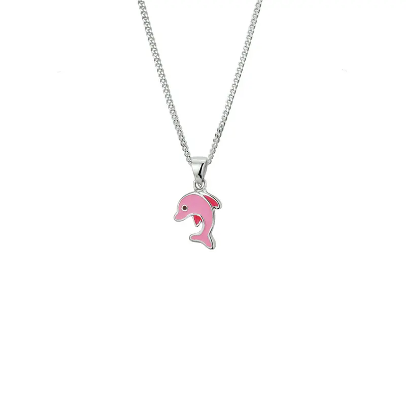 Gerhodineerd Zilveren Ketting voor Kinderen 13 x 9 mm – 1329635