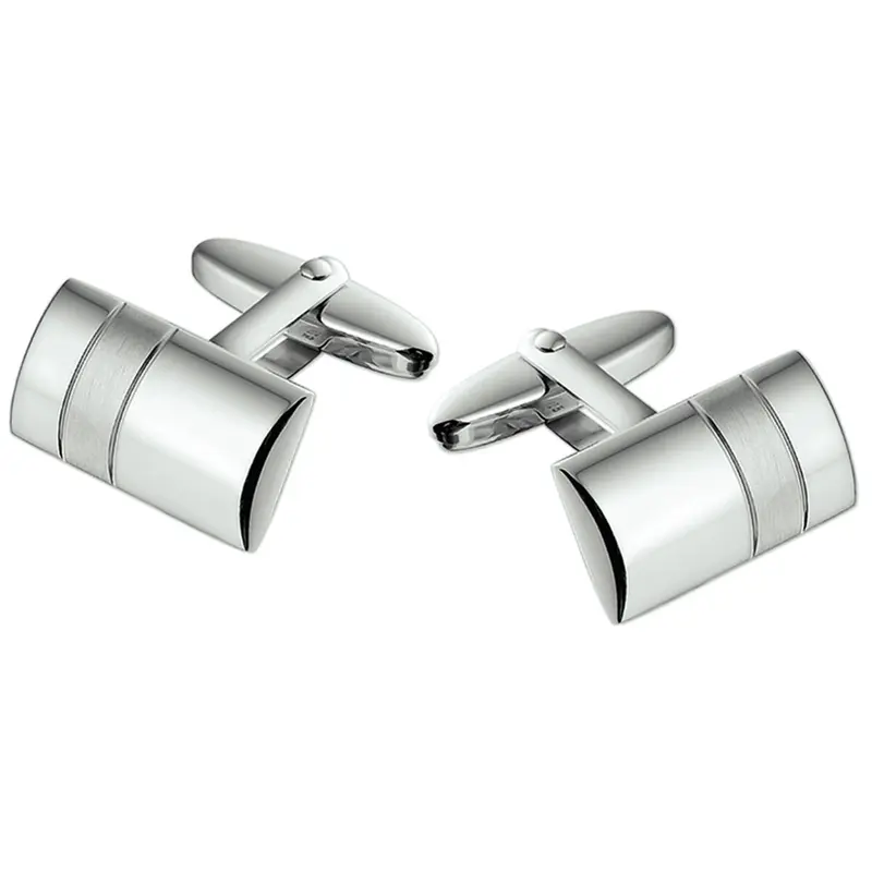 Gerhodineerd Zilveren Manchetknopen voor Heren 11 x 19 mm – 1312961