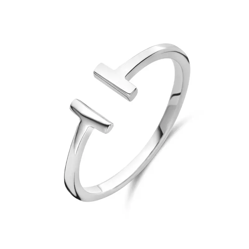 Gerhodineerd zilveren ring 5.5 mm