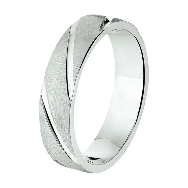 Gerhodineerd Zilveren Ring 5 mm – 1315079