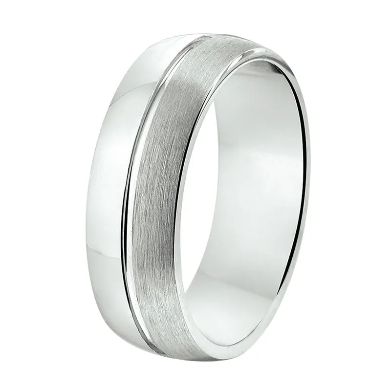 Gerhodineerd Zilveren Ring 7 mm – 1315418