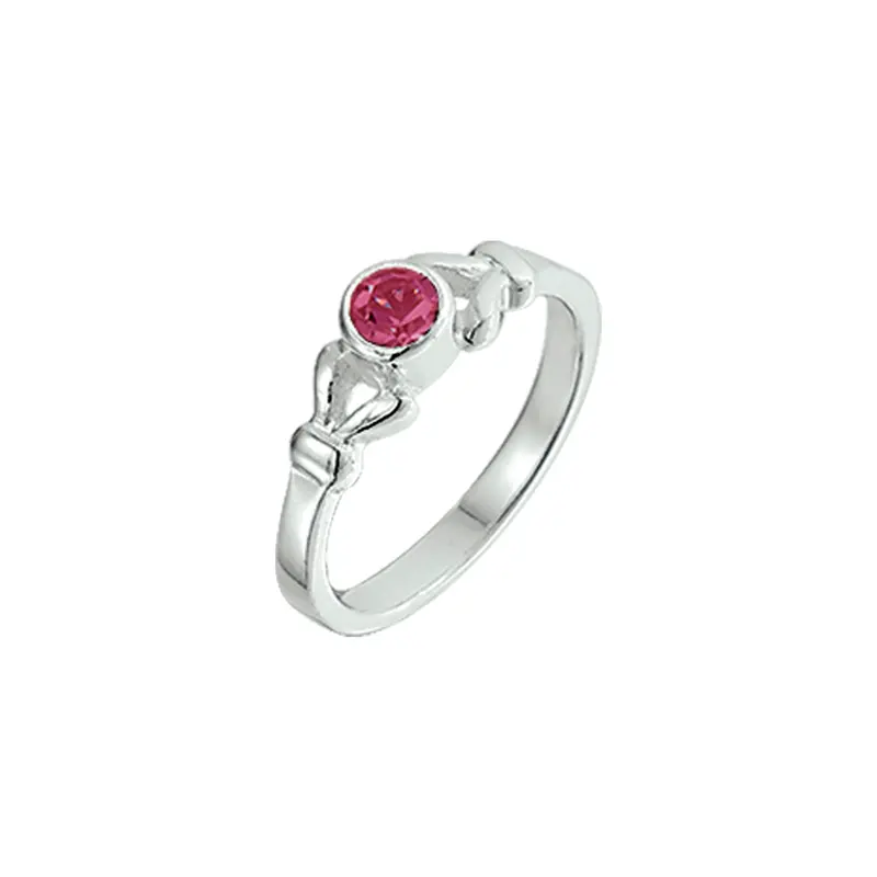 Gerhodineerd Zilveren Ring voor Kinderen 4 mm – 1329378