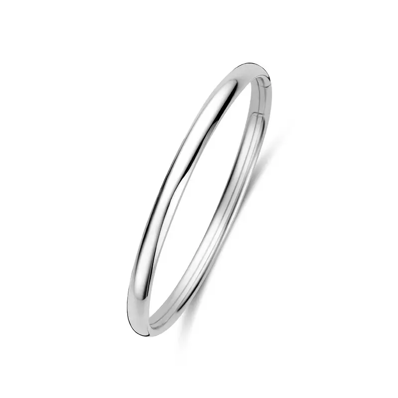 Gerhodineerde 925 zilveren bangle