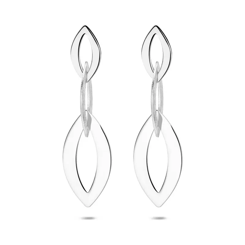Gerhodineerde 925 zilveren oorhangers
