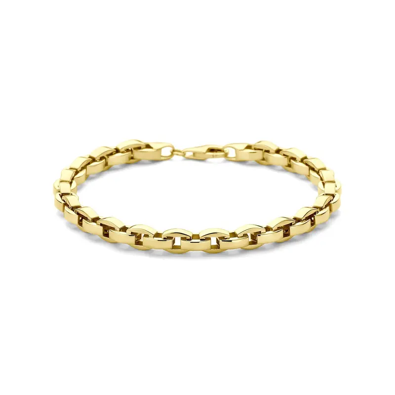 Gouden dames armband 14k – Venetiaanse schakel 5,3 mm 19 cm