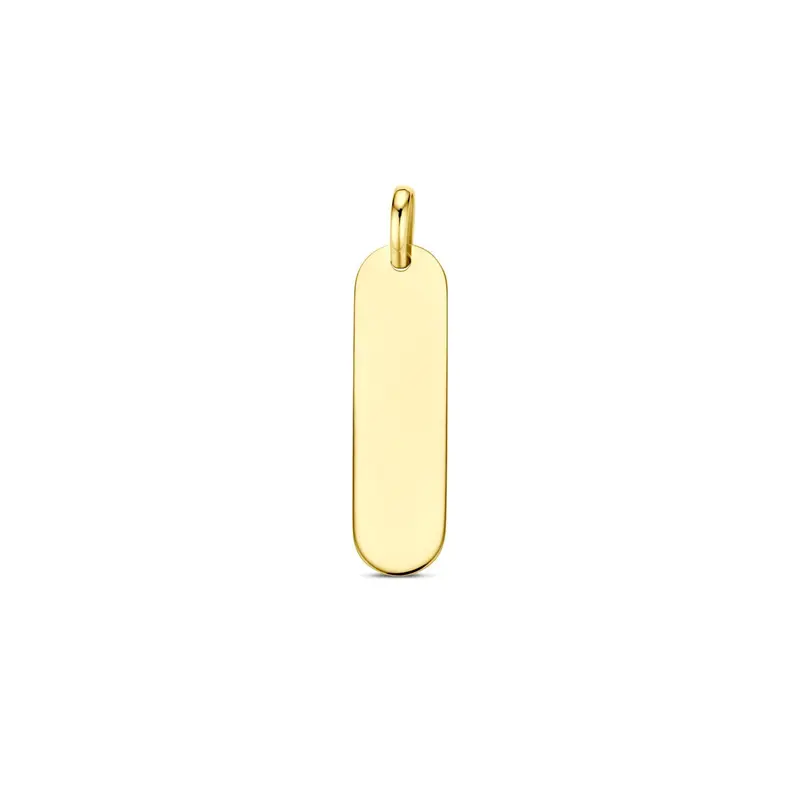 Gouden graveerhanger – 14k