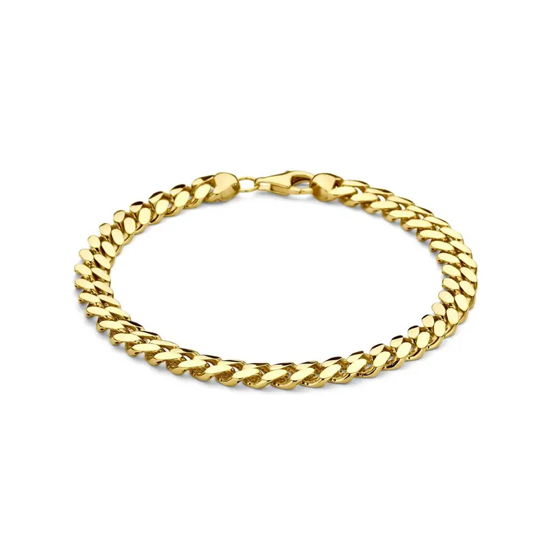 Gouden heren armband – 14k gourmet armband