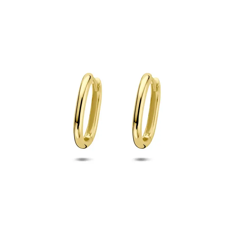 Gouden klapoorringen – 14k geelgoud