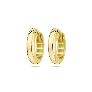 Gouden oorringen – 9k geelgoud, 12.5 mm met scharniersluiting
