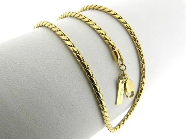 Gouden slangen cocktail ketting