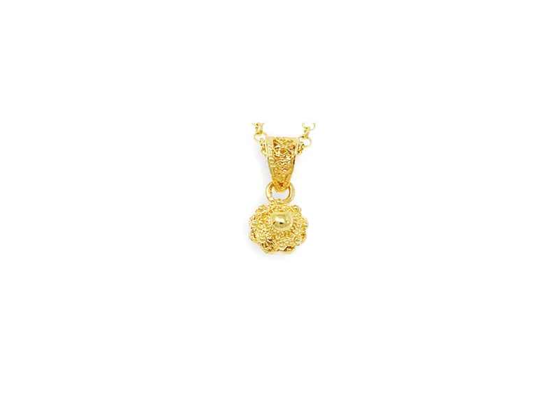 Gouden Zeeuwse Knoop Hanger 6mm