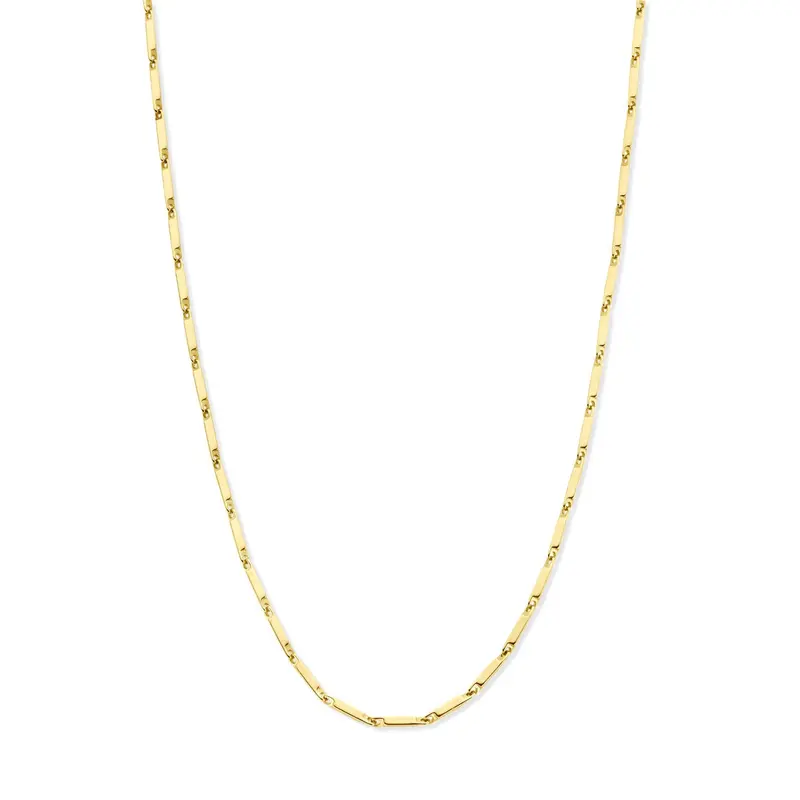 Goudkleurig stalen collier 2.5mm met verlengstuk 55–60cm