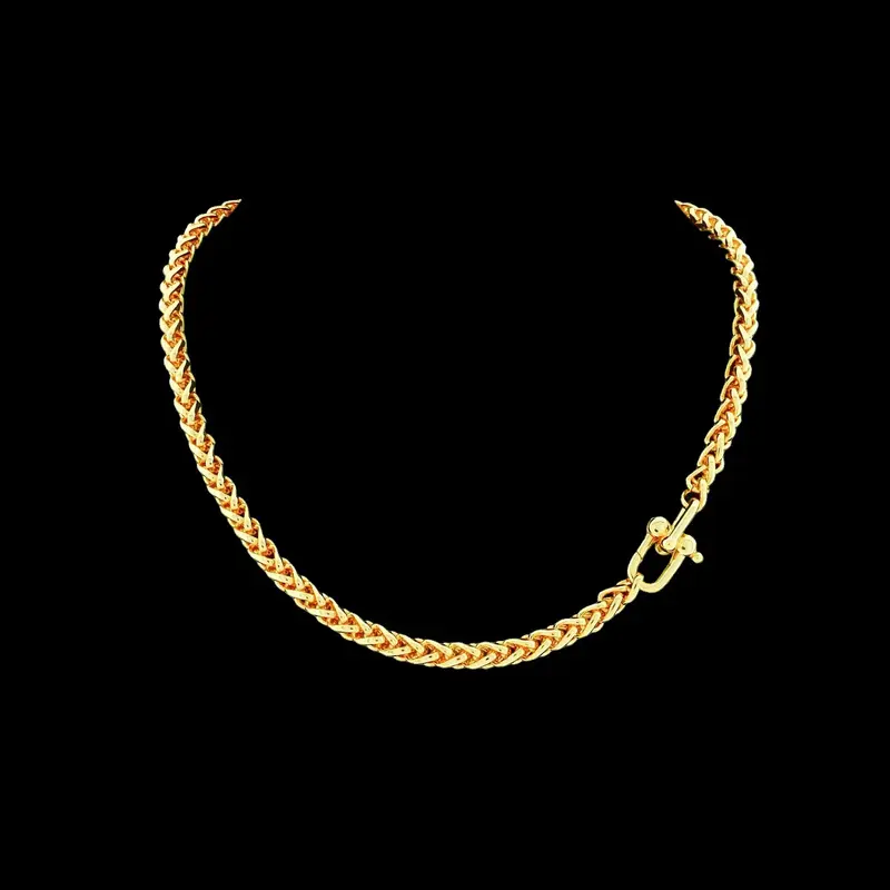Goudkleurig vossenstaart collier