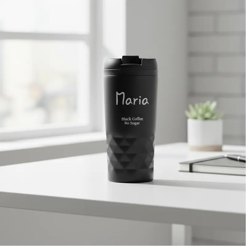 Graphic Mug thermosbeker met tekst -D5