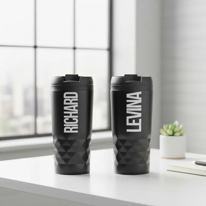 Graphic Mug thermosbeker set met tekst