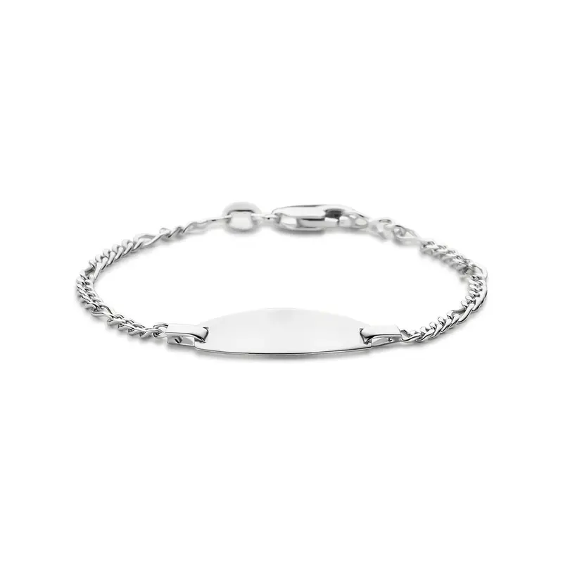 Graveerarmband 11 - 13 cm zilver 6,5 x 20 mm – 1021941