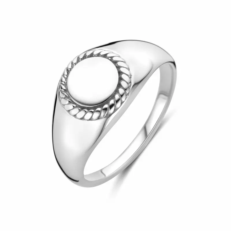 Graveerring gerhodineerd zilver 9,5 mm – 1341889