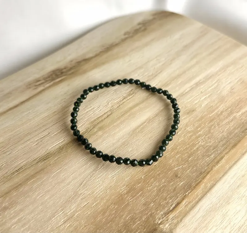 Groene Goudsteen Facet Armband