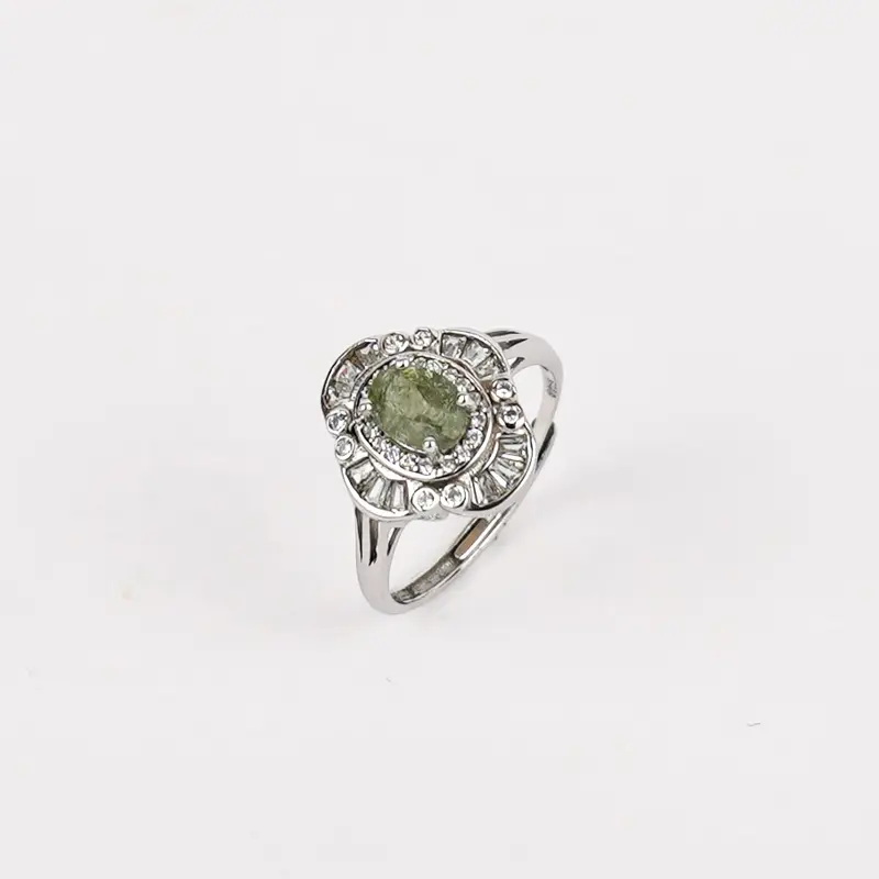 Groene Toermalijn Ring