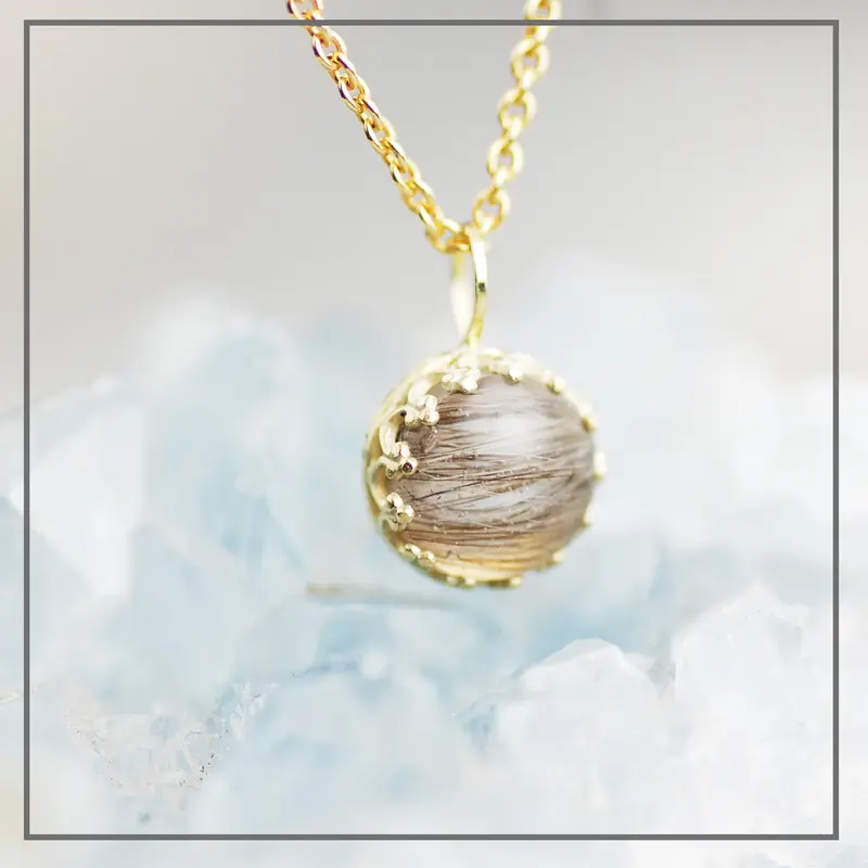 Haarlok Ketting Ophelia Boudoir Goud