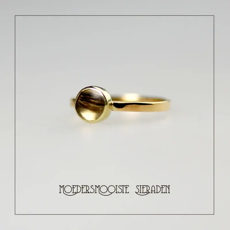 Haarlokring van Goud Sublime