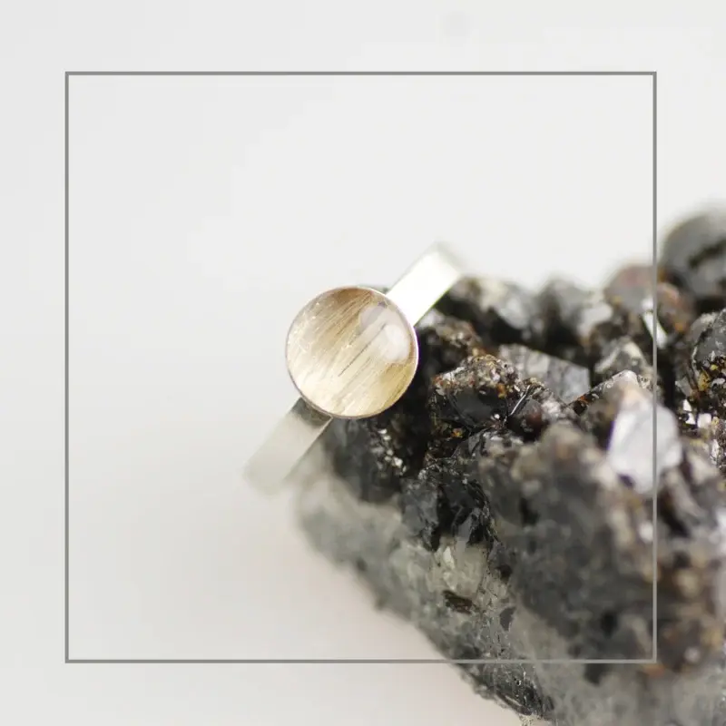 Haarlokring van Zilver Sublime
