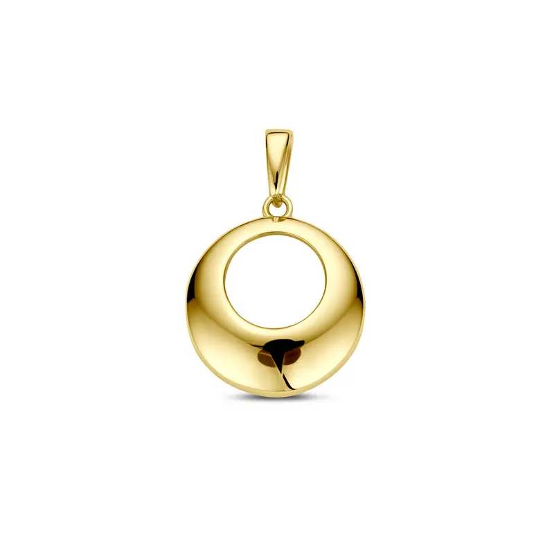 Hanger 21 mm 14K geelgoud