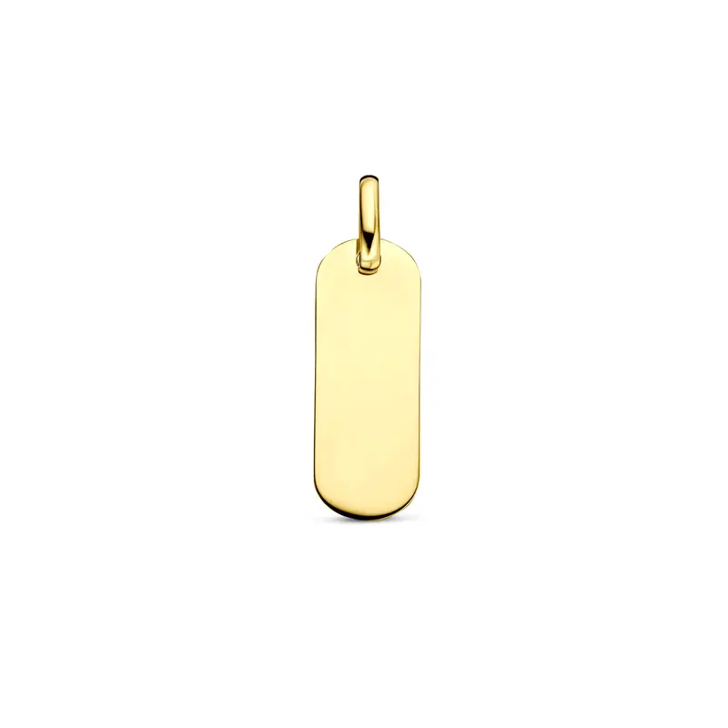 Hanger 23 mm 14K geelgoud