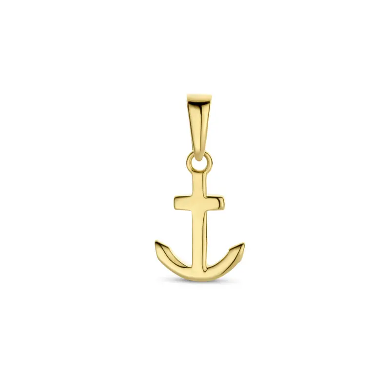 hanger anker 14K geelgoud