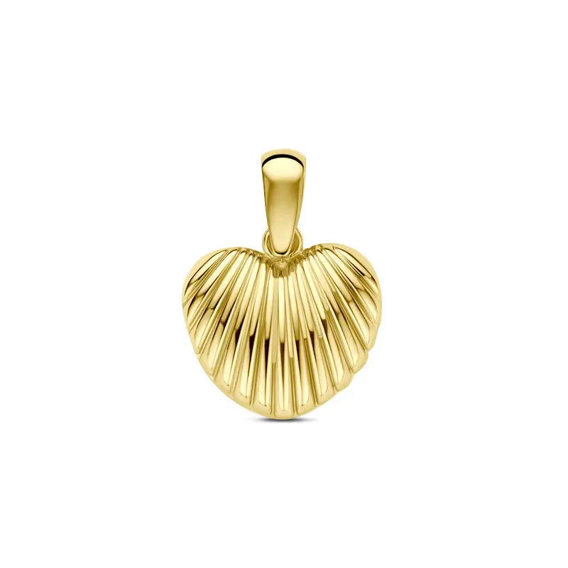 Hanger hart 14K geelgoud 10 mm