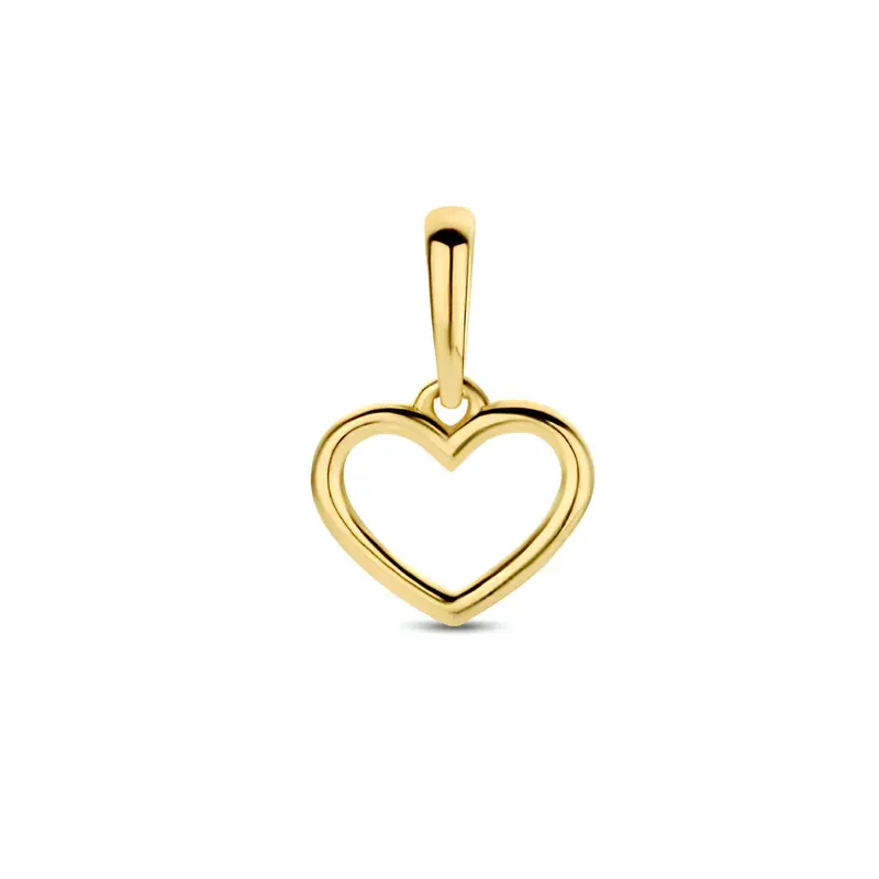 hanger hart 14K geelgoud