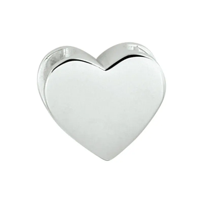 Hanger hart 5,5 mm gerhodineerd zilver – 133963