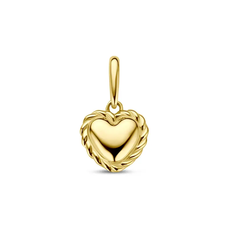 Hanger hartje 14K geelgoud 7 mm